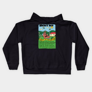 Hockey Dad Tour List Kids Hoodie